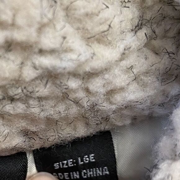 Totes Sherpa coat Sz L - Picture 3 of 5